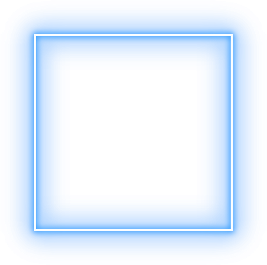 square neon frame